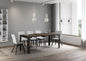 Anthracite Extendable Console Table Evolution Collection Small and Large