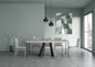 Extendable Console Table Diamante Orso with Iron Frame
