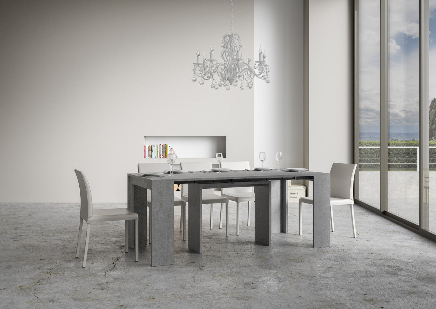 Consolle Allungabile Elegante Mia con Varie Dimensioni