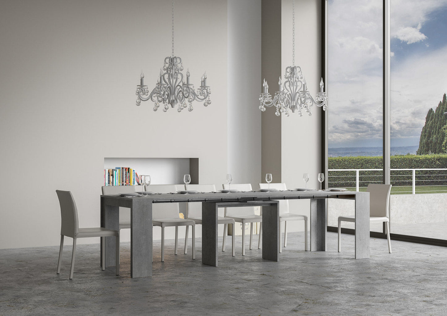 Consolle Allungabile Elegante Mia con Varie Dimensioni