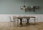 Xenia Extendable Console Table with Anthracite Frame