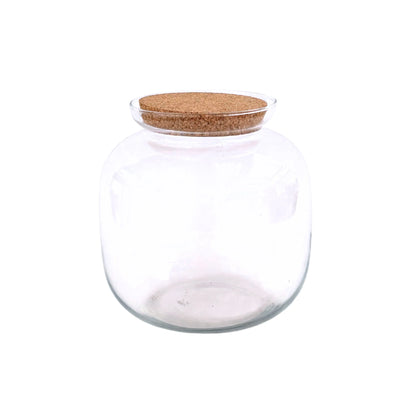 Großes Glasgefäß für Terrarien, mundgeblasen