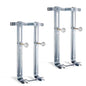 Pair of wall-hung toilet and bidet brackets in steel, 400 kg capacity, universal