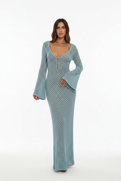 Vestito Copricostume Donna Elegante con Scollo a V – Pareo Versatile Mare Estate