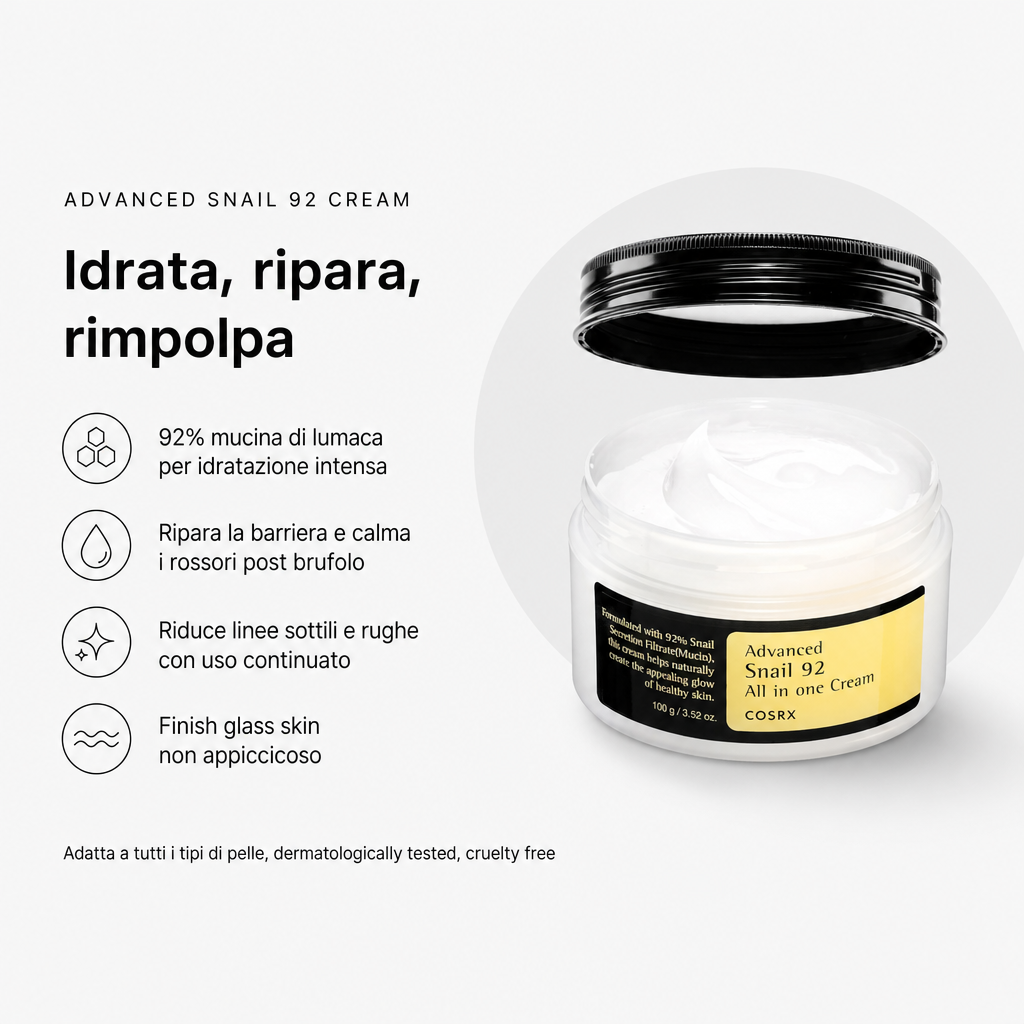 COSRX Advanced Snail 92 Cream – Regenerative Cream 100ml
