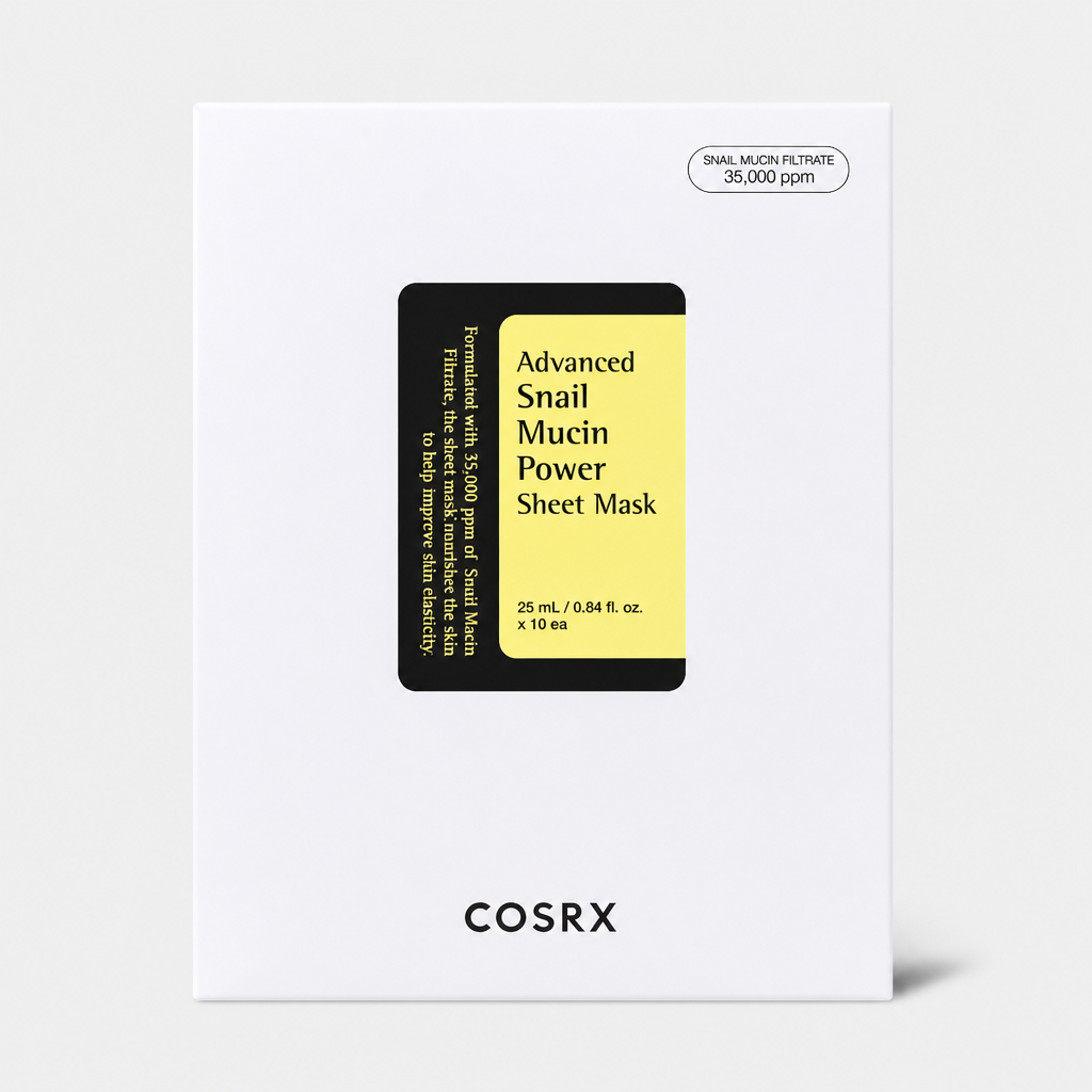 COSRX Advanced Snail Mucin Power Sheet Mask – Maschera Viso Rigenerante 25ml