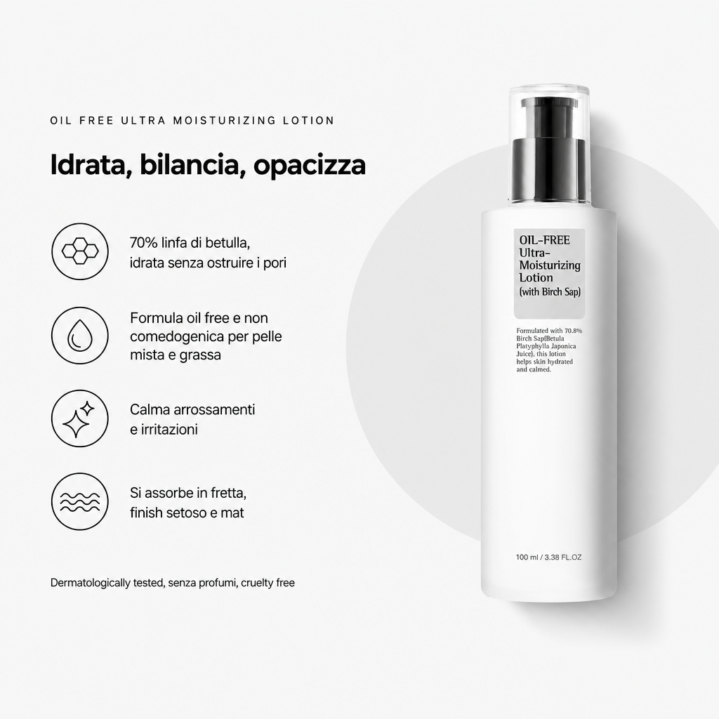 COSRX Oil Free Moisturizing Lotion – Crema Leggera 100ml