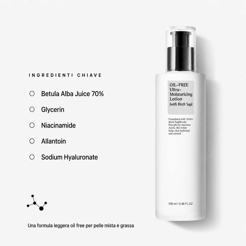 COSRX Oil Free Moisturizing Lotion – Crema Leggera 100ml