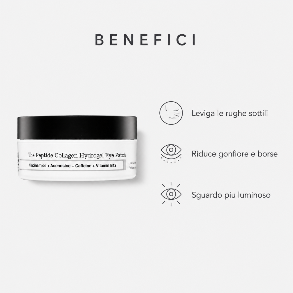 COSRX The Peptide Collagen Hydrogel Eye Patch – Patch Occhi 60 pz