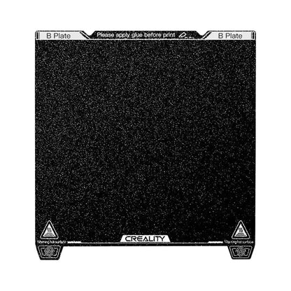 CREALITY 3D K1 MAX PEI BUILD PLATE WITHOUT SOFT MAGNETIC STICKER - 315 X 310MM