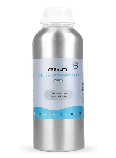 CREALITY LCD DENTAL CAST RESIN - TRANSPARENT GREEN - 1KG