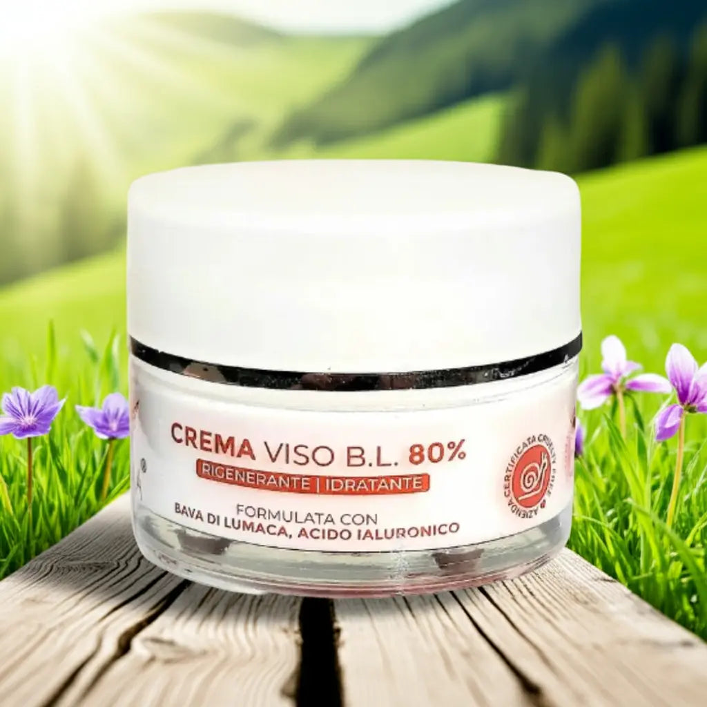 Crema viso alla bava di lumaca 80% kit X2
