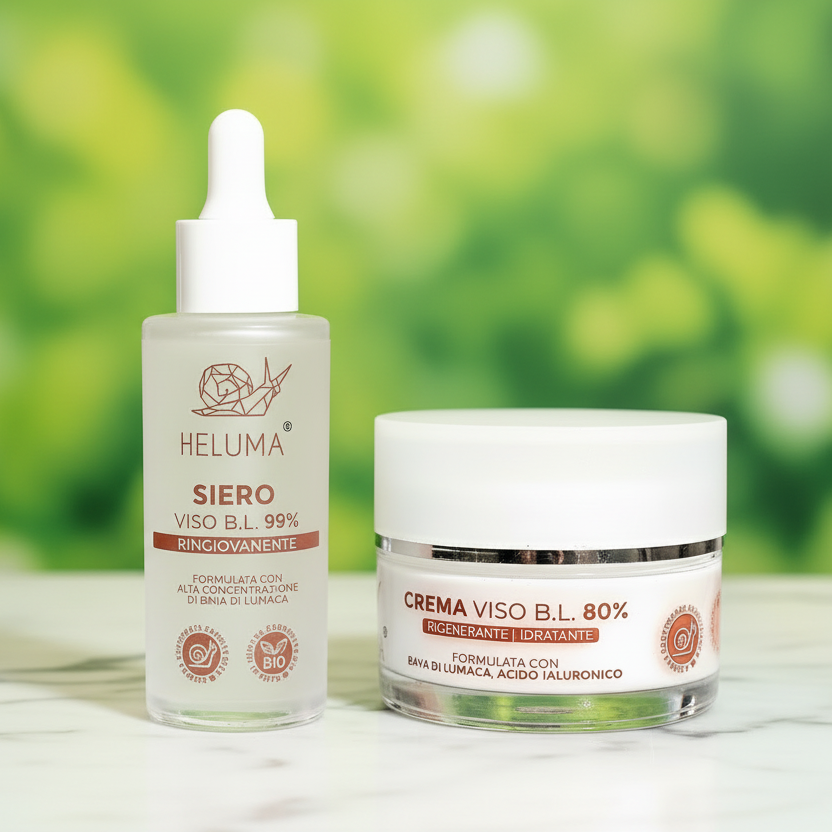Crema Viso e Siero Viso alla Bava di Lumaca