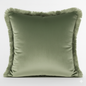 Cuscino Arredo in Velluto con Frange 45x45 cm