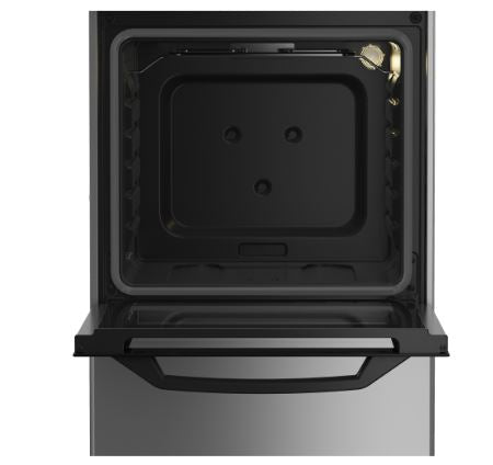 BEKO GASHERD 4 BRENNER ELEKTROOFEN 54L 50x50 SILBER CSS42014FS