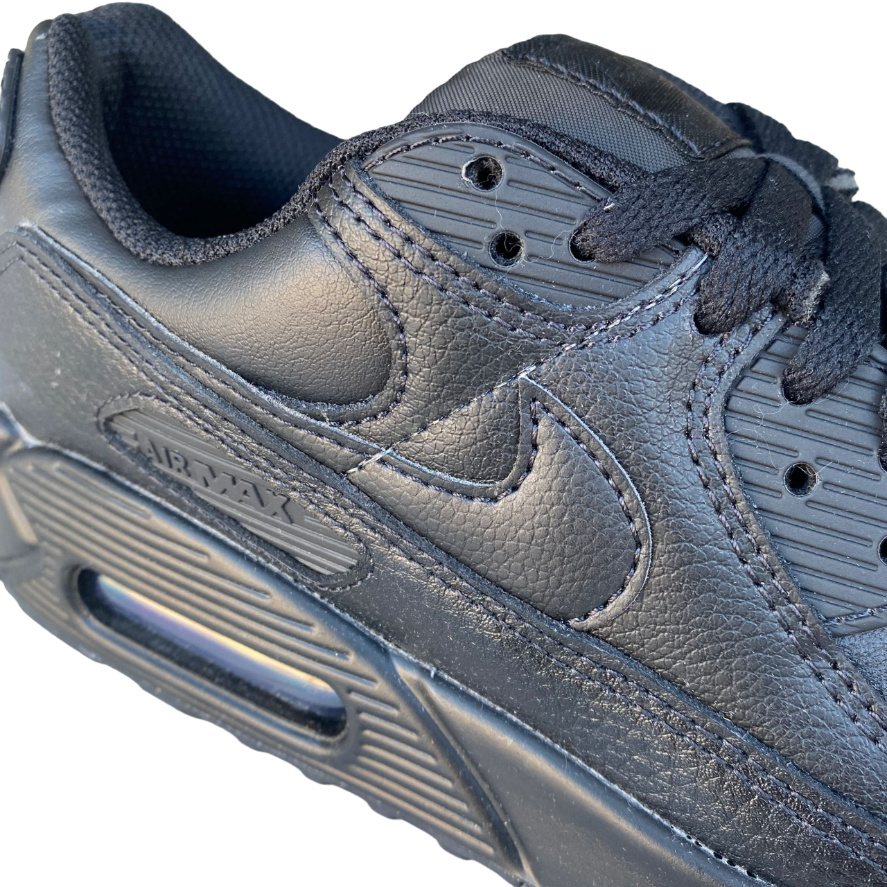 Nike Air Max 90 LTR CZ5594-001 Nero | Sneaker Uomo Pelle Premium Iconica