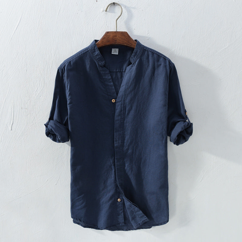 Leinenhemd im Korea-Stil – Old Money®