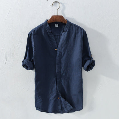 Leinenhemd im Korea-Stil – Old Money®