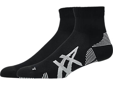 Asics calza running AEG 2 PACK CUSHIONED RUN QUARTER SOCK 3013B358-001 nera