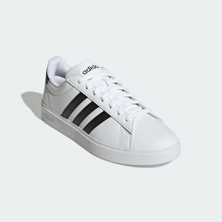 Adidas scarpa sneakers da uomo Grand Court 2.0 GW9195 bianco-nero