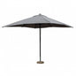 Brian Square Garden Umbrella, Black/Grey 3x3m Polyester/Aluminium