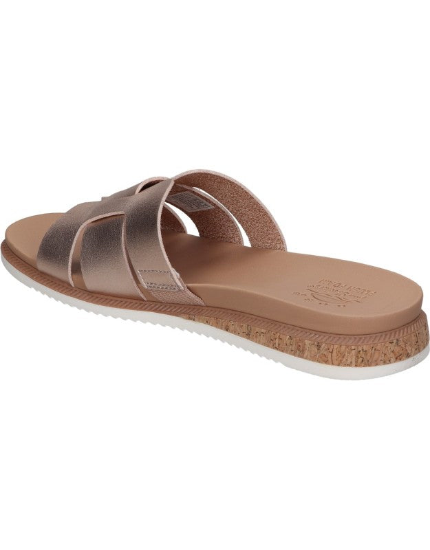 Skechers BOBS Desert Kiss Low Peak Look 114707/RSGD Rosa Gold – Sandali Donna Vegan