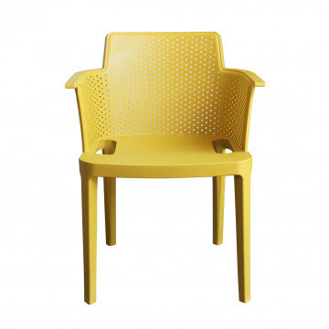 Poltrona Cathy - Poltrona impilabile in polipropilene - Dimensioni: 60x58x76.5cm