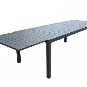 Ausziehbarer Aluminiumtisch Formentera 160/240 x 90