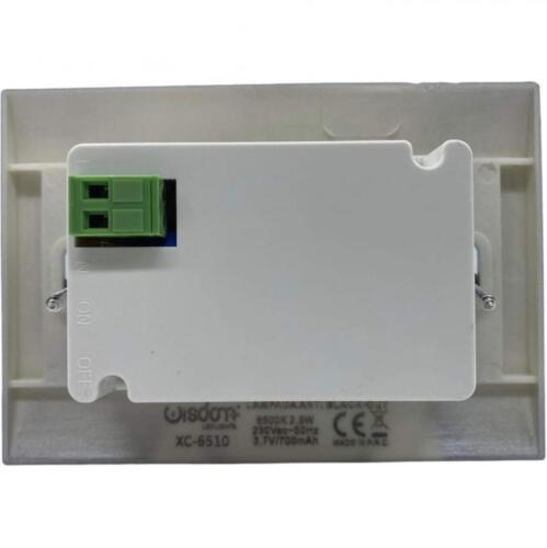 Wisdom Notleuchte LED Weiß 2,5W Unterputzmontage Dose 503 |Silber