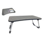 Folding Bedside Table Breakfast Tray PC Notebook | Black Wood