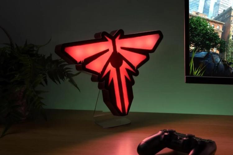 Paladone The Last Of Us Fireflies Logo Lampe PlayStation PS5 Tischleuchte