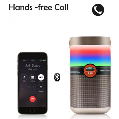 Bluetooth-Lautsprecherlampe, Multicolor, Smart-Lampe, LED, Farbtherapie, Freisprecheinrichtung