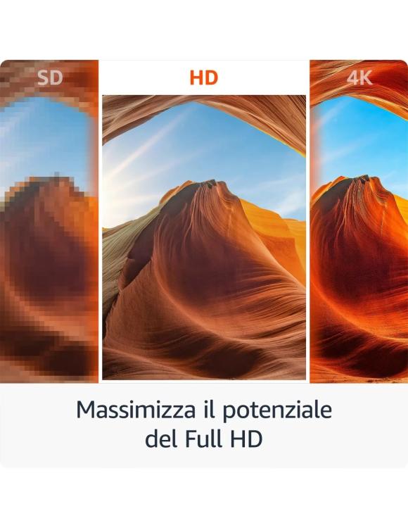 Amazon Fire Tv Stick Full Hd (Wi-Fi 5) Telecomando Vocale Alexa Android Dolby Vision