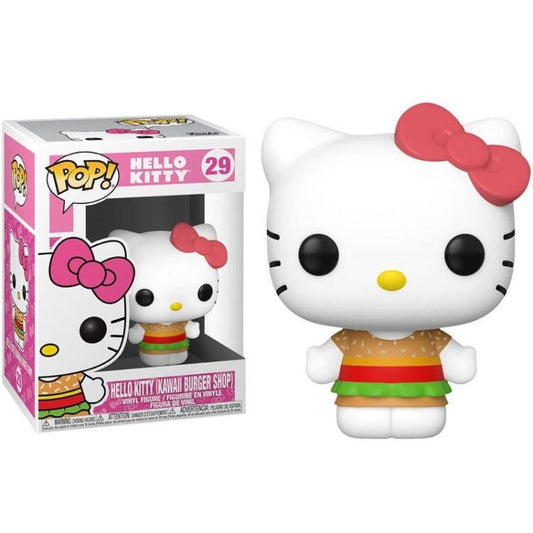 Funko Pop! Hello Kitty - (29) Hello Kitty (Kawaii Burger Shop) Vinyl-Figur 9 cm