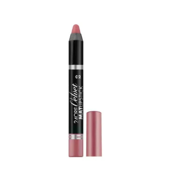 Deborah Milano 24Ore Velvet Mat Lipstick – Rossetto Donna Lunga Durata Opaco