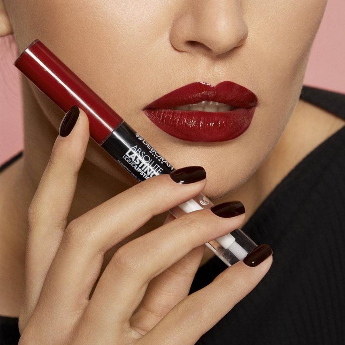 Deborah Milano Absolute Lasting Liquid Lipstick 8 ml – Rossetto Liquido Opaco Lunga Durata 6 Nuances