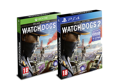 Watch Dogs 2 - Deluxe Limited Edition Xbox One Italienisches Videospiel Neues Spiel