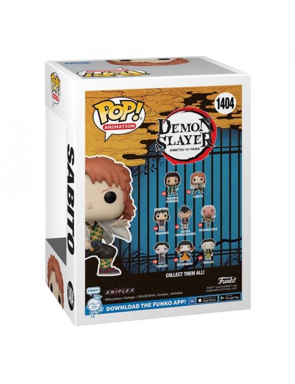 Funko Pop ! Animation Demon Slayer - 1404 Sabito (No Mask) Figure Vinyl 9Cm