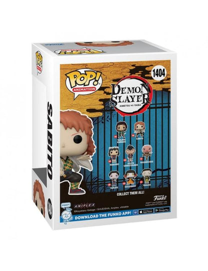 Funko Pop ! Animation Demon Slayer - 1404 Sabito (No Mask) Figure Vinyl 9Cm