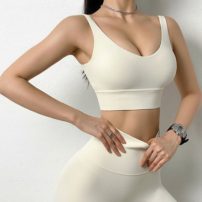 Completo Sportivo Donna 2 Pezzi con Leggings Vita Alta e Reggiseno Sportivo