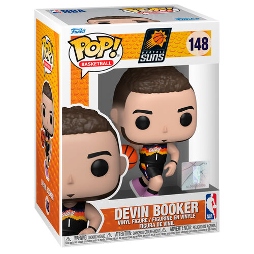 Funko Pop ! Basketball Suns Nba - Devin Booker (148) Vinyl Figure Phoenix Db1