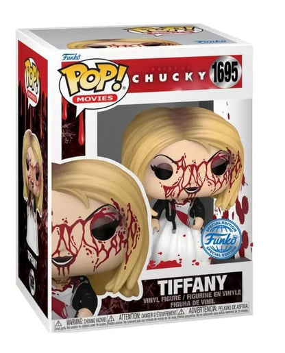 Funko Pop! Movies Horror Chucky's Braut (1673) - Tiffany blutig Special Ed 9cm