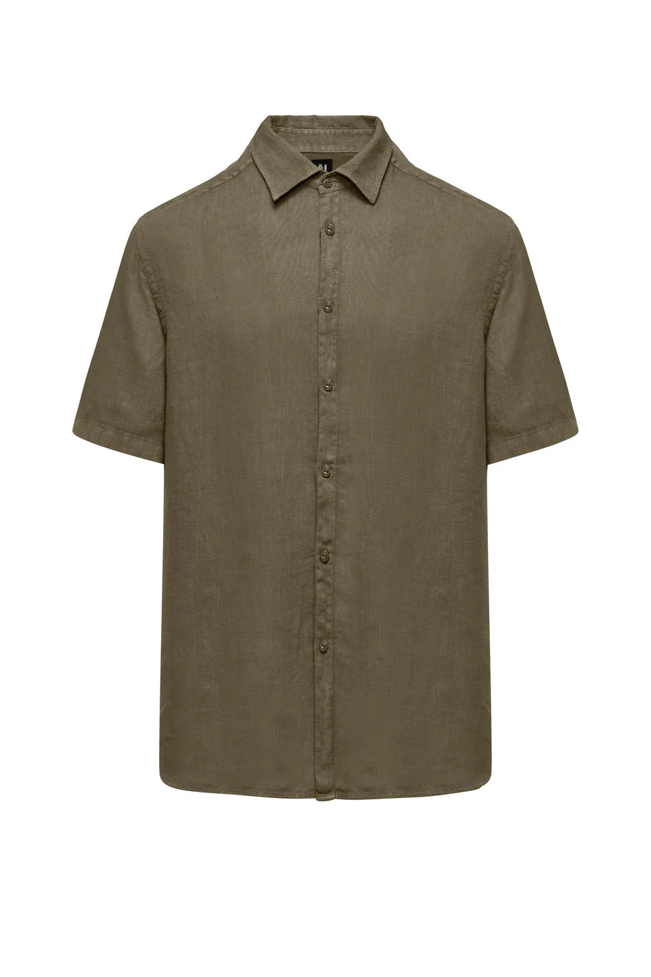 Bomboogie Camicia Uomo Regular Fit Lino SM7790TLI2_350 – Desert Sage