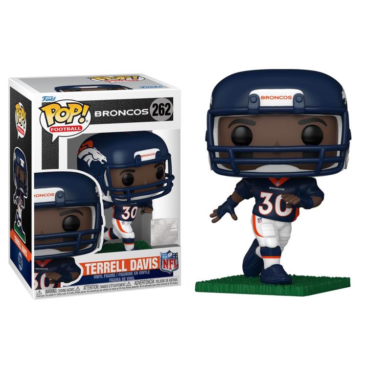 Funko Pop! Football NFL Broncos (262) - Terrell Davis Vinyl Figure Statuetta 9Cm