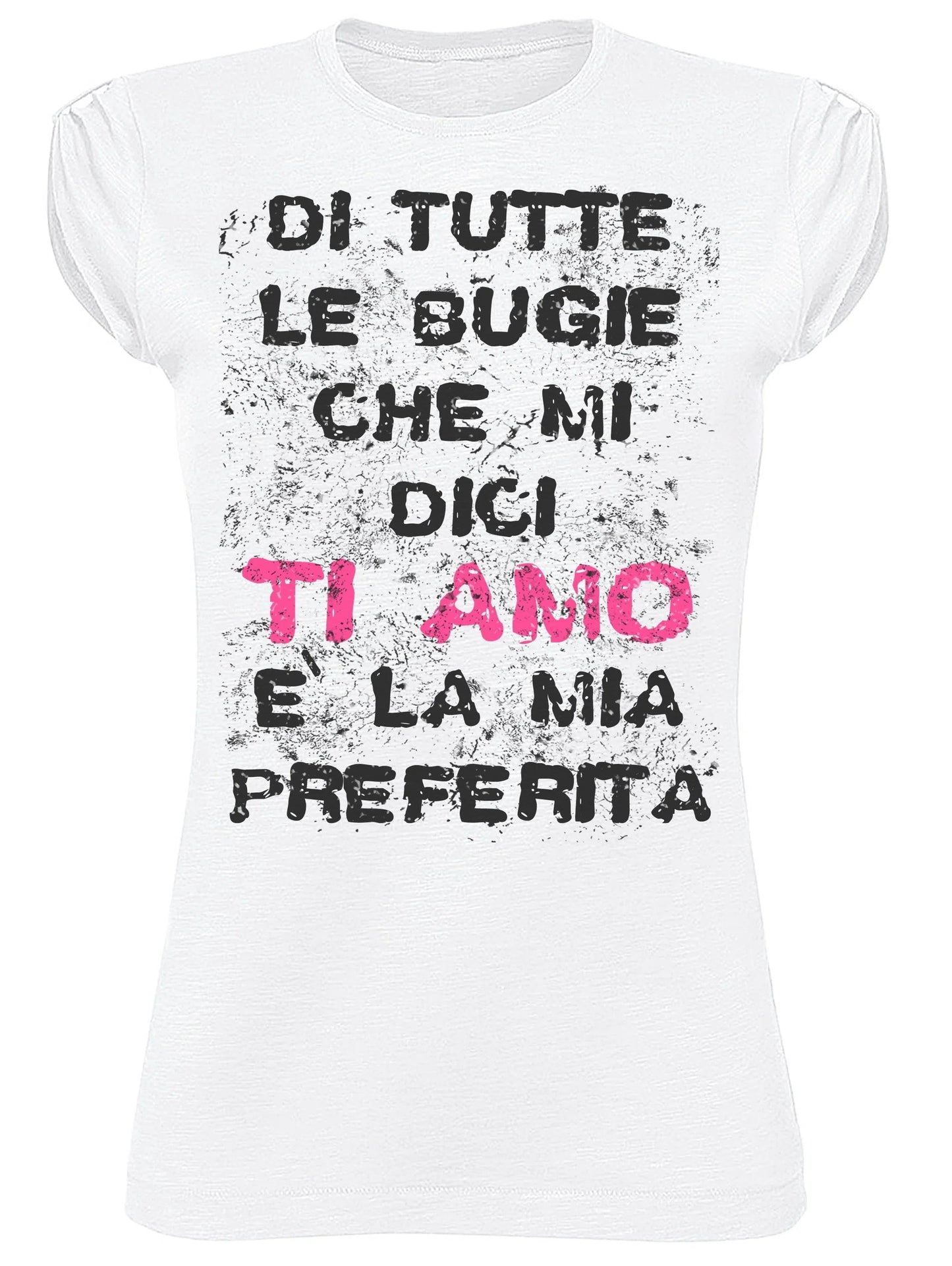 T-shirt Donna Slub 'Ti Amo' - STREET STYLE
