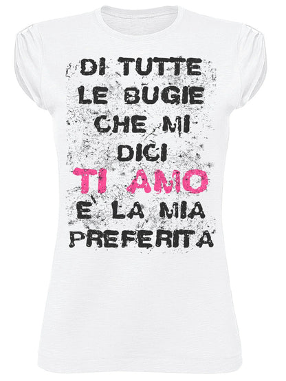 T-shirt Donna Slub 'Ti Amo' - STREET STYLE
