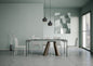 Extendable Console Table Diamante Orso with Iron Frame