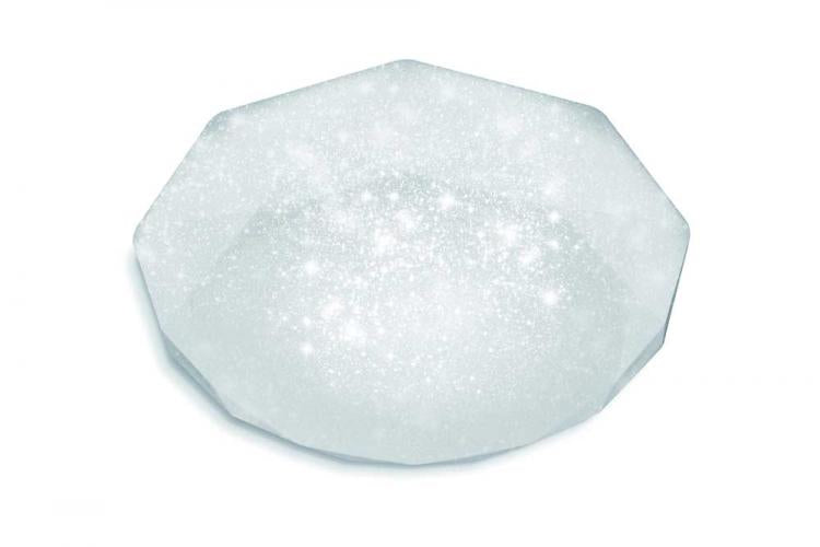 Plafoniera Led 24W Forma Diamante Effetto Cielo Stellato Brillantini Lampadario