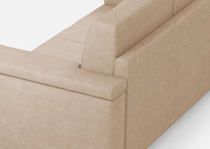 Divano Marrak 2 posti medio (due sedute da 70cm) misure esterne L.168cm