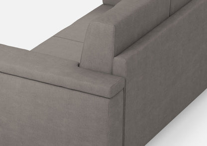 Divano Marrak 2 posti medio (due sedute da 70cm) misure esterne L.168cm